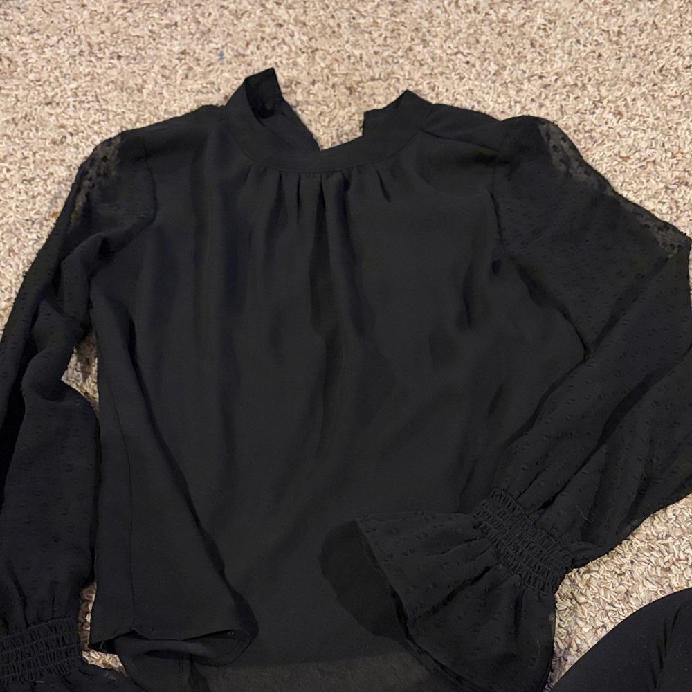 Elegant Black Women's Top